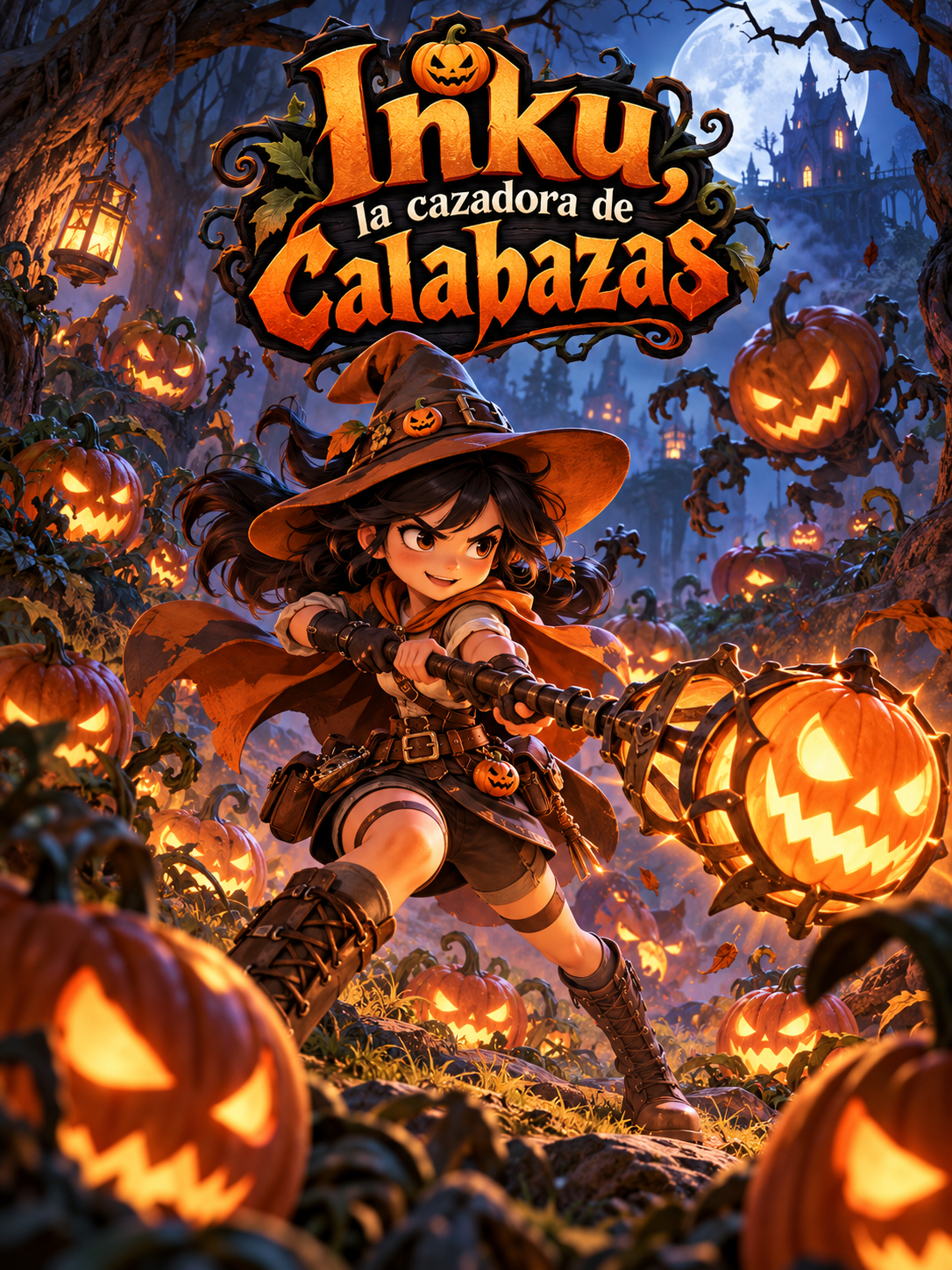 Portada de Inku, la cazadora de calabazas